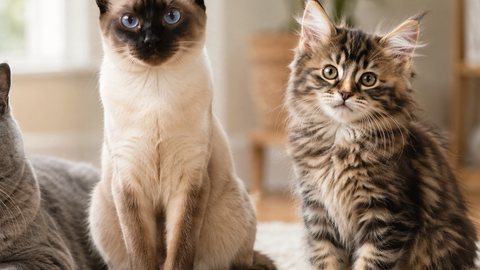 Cat resting at home for a 14 year old cat in human years guide