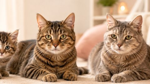 Cat resting at home for a 17 year old cat in human years guide