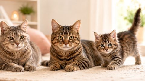 Cat resting at home for a 21 year old cat in human years guide