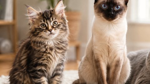Cat resting at home for a 3 year old cat in human years guide
