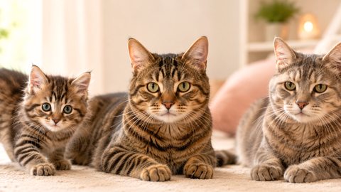 Cat resting at home for a 9 year old cat in human years guide