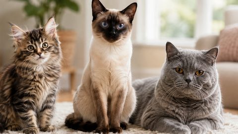 Senior cat resting in a warm quiet room for a senior cat age guide